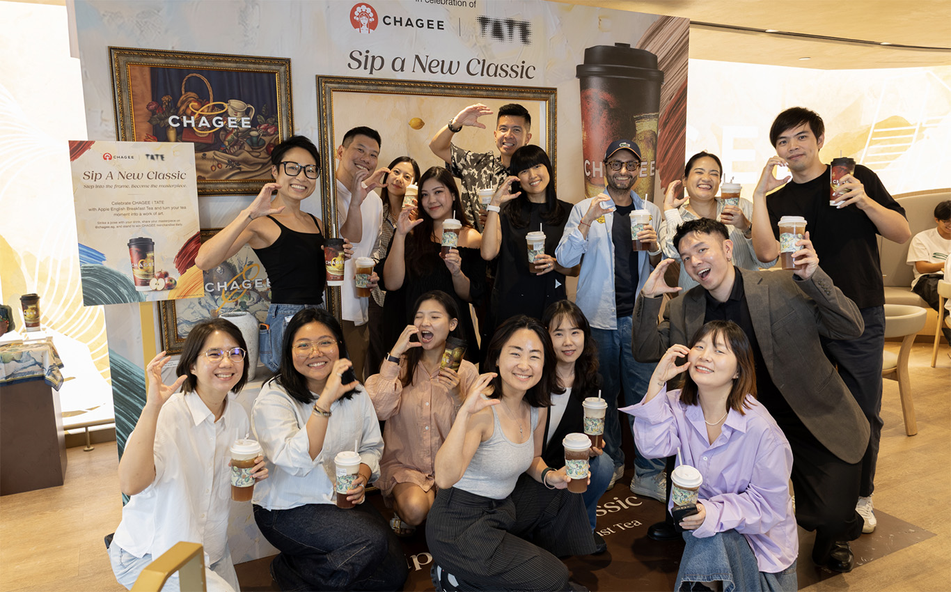 CHAGEE and TBWA Singapore bring art beyond gallery walls and into everyday tea rituals