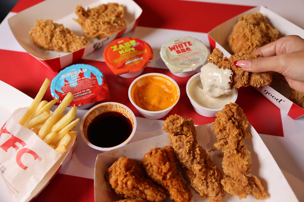 KFC Thailand dips into sauce-obsessed culture with three new flavours