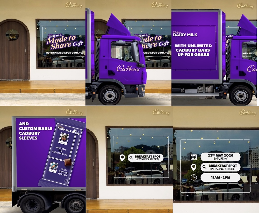 Cadbury and Ogilvy Malaysia transform a café into a unique live performance of generosity