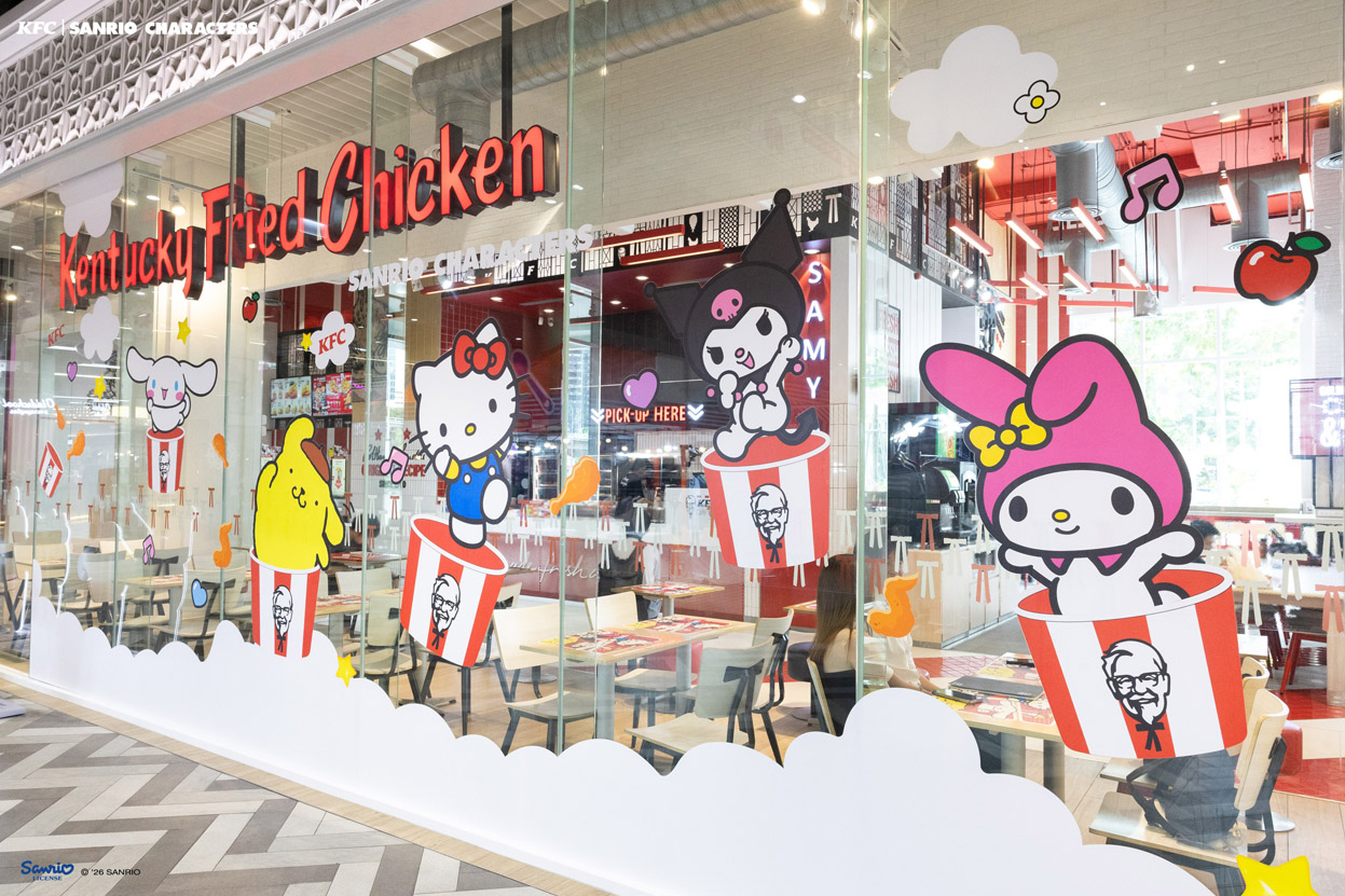 KFC Thailand teams up with Sanrio Characters for collectible blind-box keychains