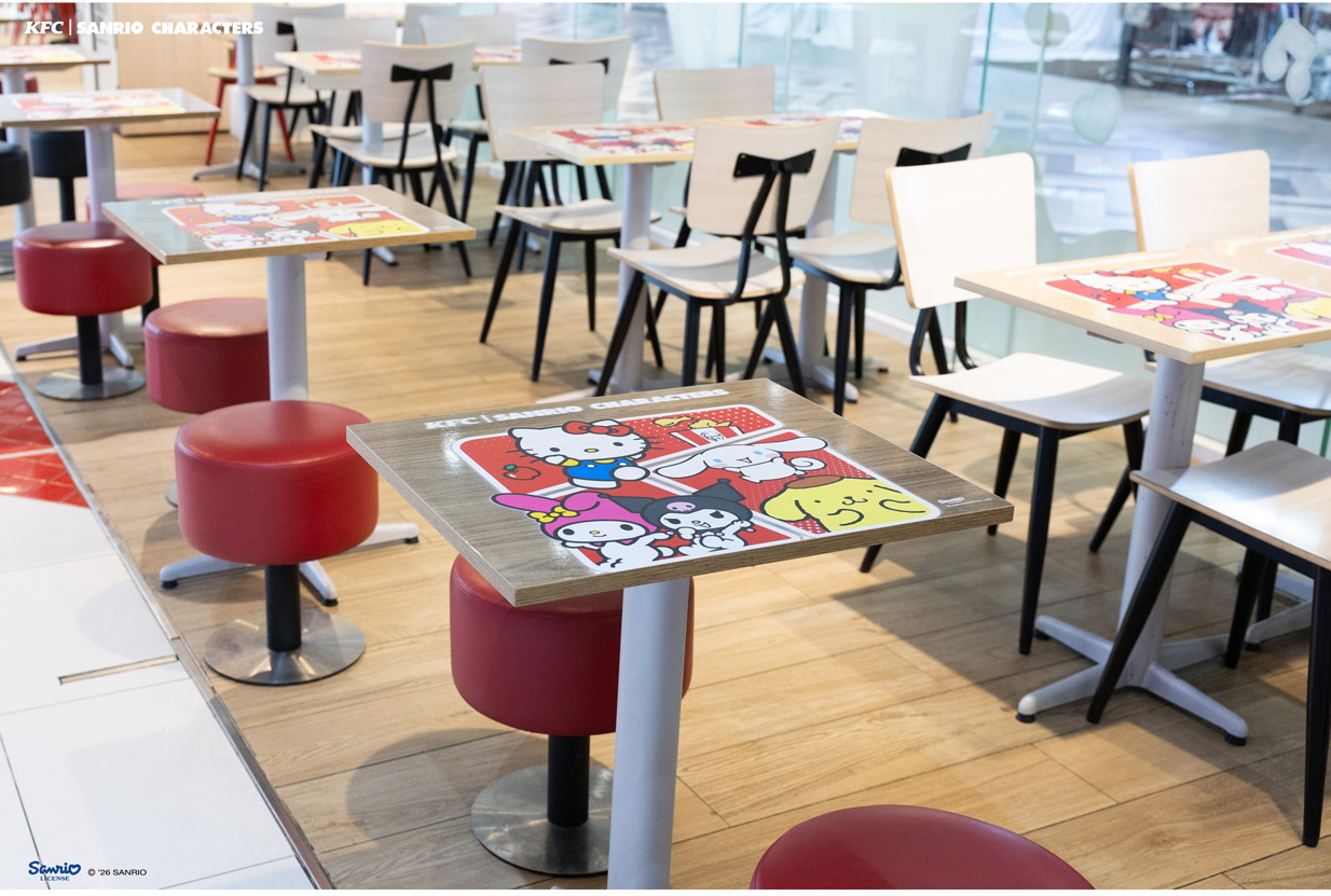KFC Thailand teams up with Sanrio Characters for collectible blind-box keychains
