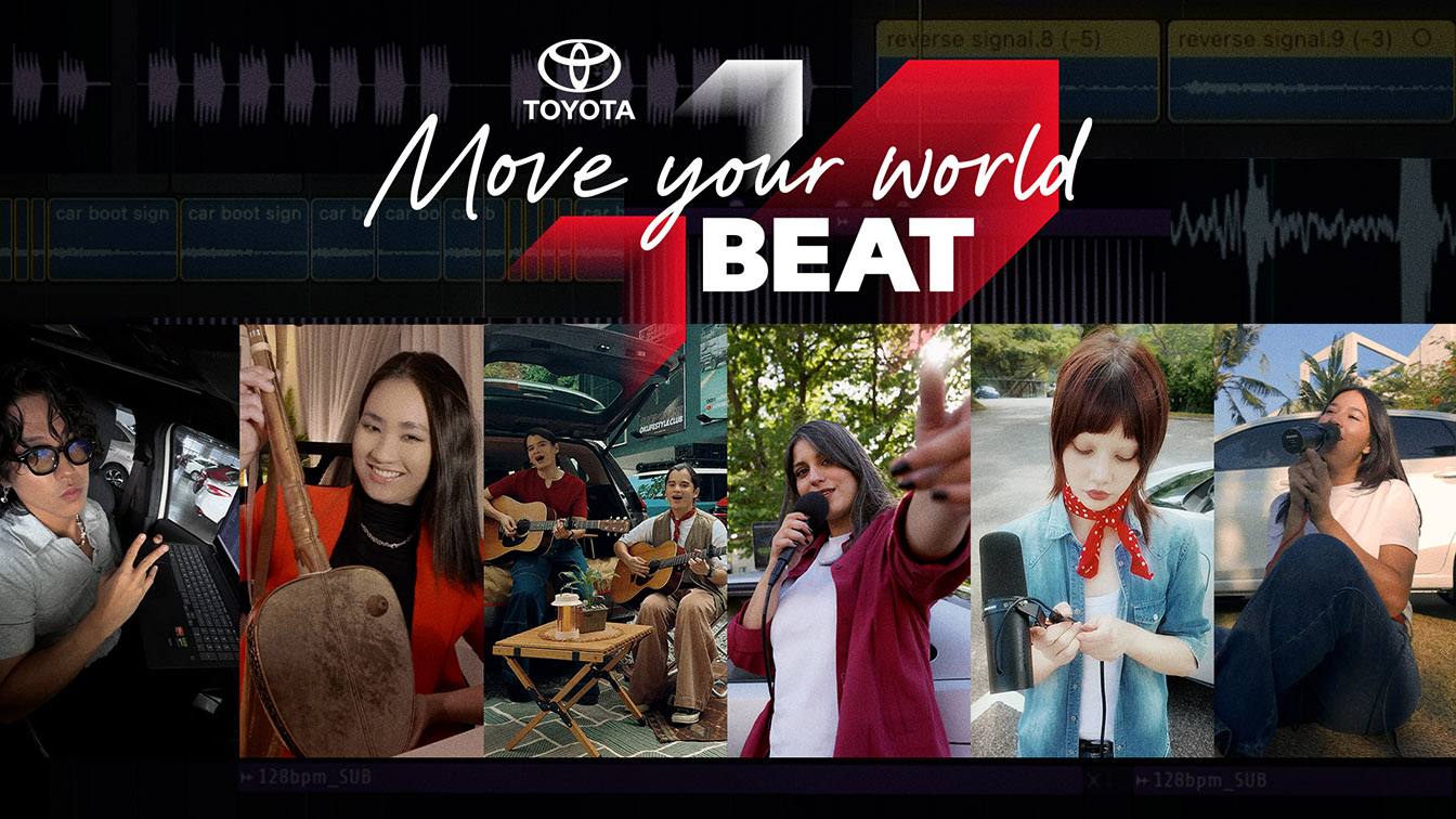 VIRTUE Asia creates Toyota’s ‘Move Your World Beat’ to connect Asia through music