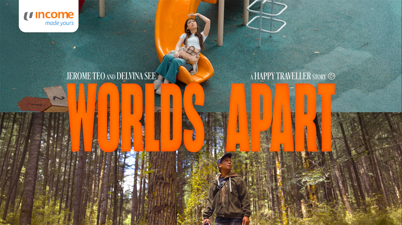 Income Insurance and Leo Singapore explore contrasting travel experiences in ‘Worlds Apart’