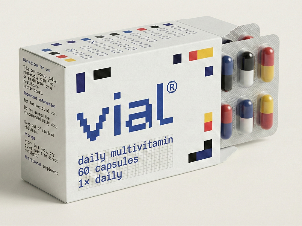 Presentable India rethinks supplement packaging with modular ‘vial’ identity
