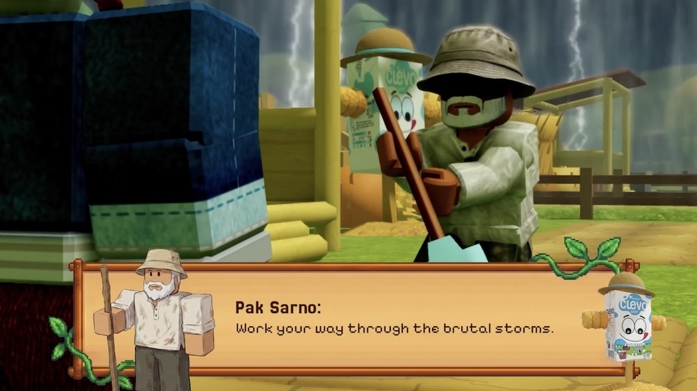 Clevo and Publicis Indonesia turn Roblox’s pay-to-win economy into real-world support for Indonesian farmers