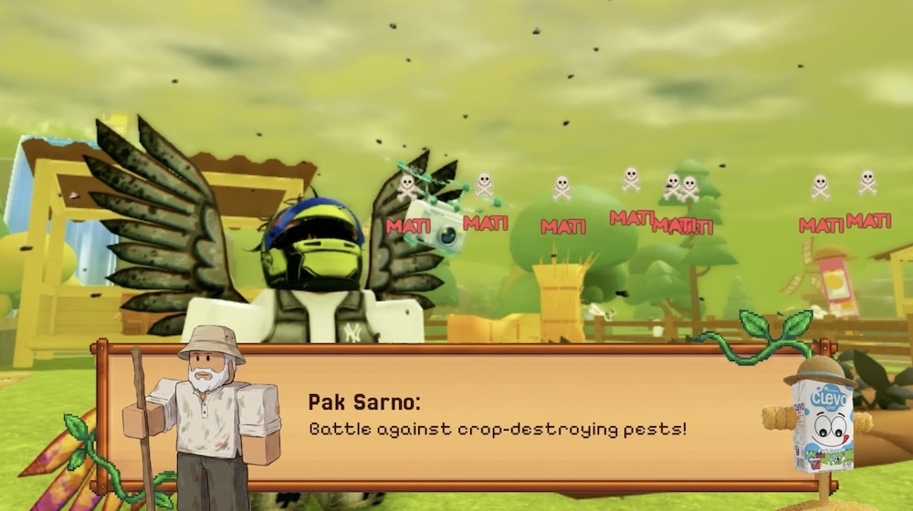 Clevo and Publicis Indonesia turn Roblox’s pay-to-win economy into real-world support for Indonesian farmers