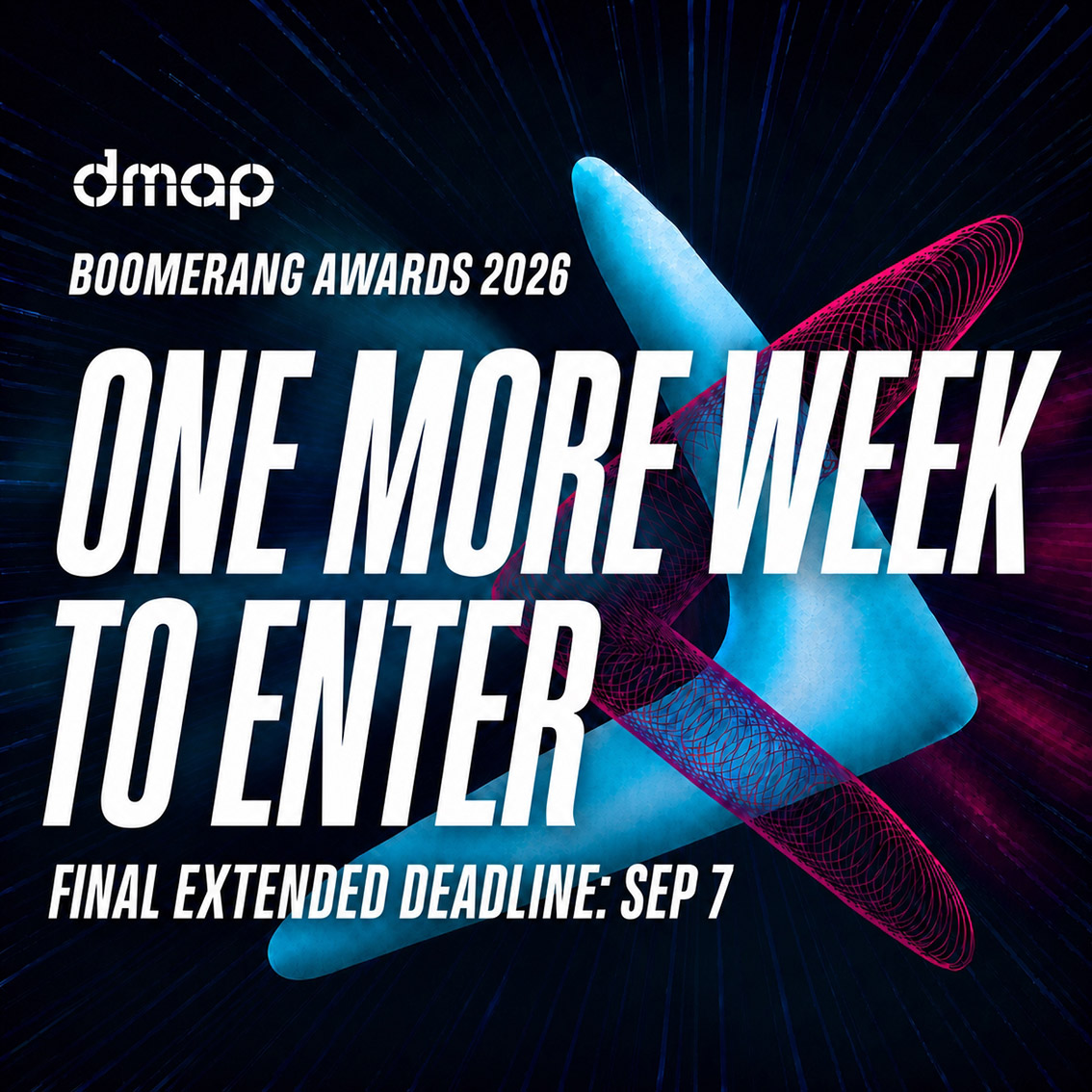 Boomerang Awards 2026 extends final entry deadline to September 7
