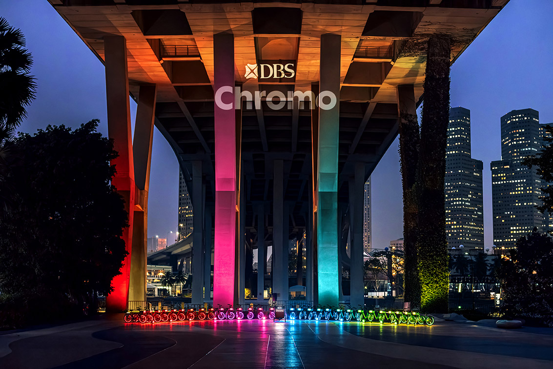 The Secret Little Agency turns Singapore into a world of colour for DBS Chromo Card launch