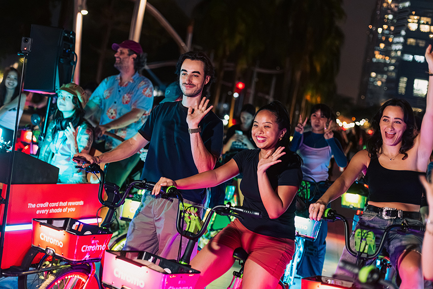 The Secret Little Agency turns Singapore into a world of colour for DBS Chromo Card launch