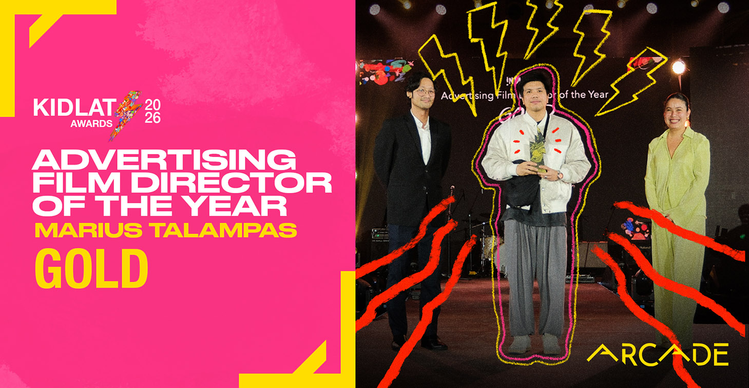 Arcade’s Marius Talampas wins inaugural Advertising Film Director of the Year at Kidlat