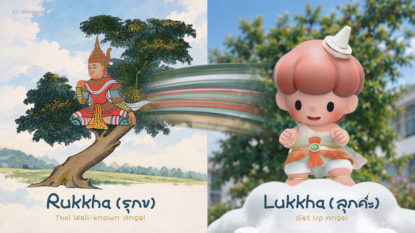 CJ WORX Bangkok turns Thai guardian spirit into health reminder for ThaiHealth