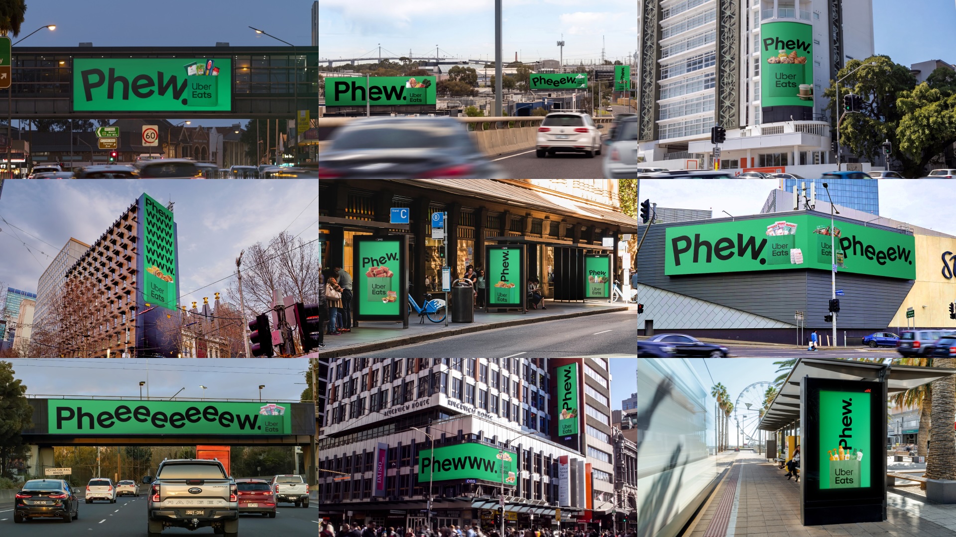 Uber Eats goes back to 2013, a world “B.U.E.”, to launch new platform ‘Phew’ via Special Australia