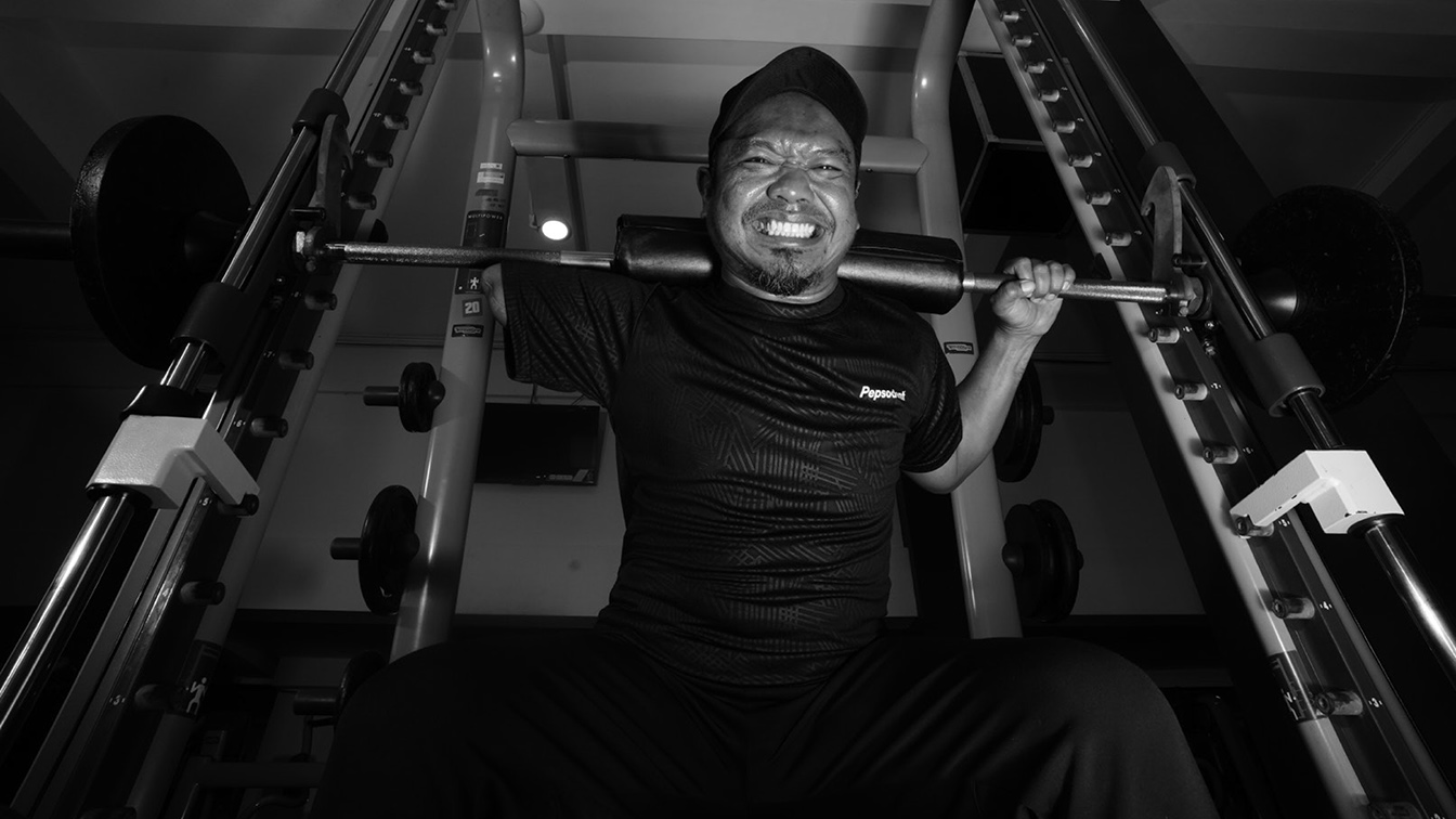 Pepsodent and frank. Singapore put Kholidin’s bite at the heart of sporting performance