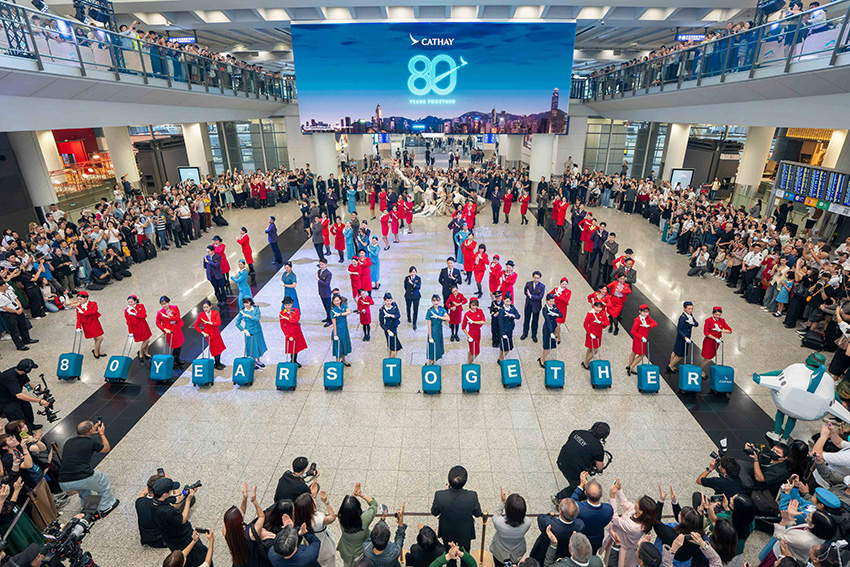 Cathay takes Hong Kong on an eight-minute journey through 80 years