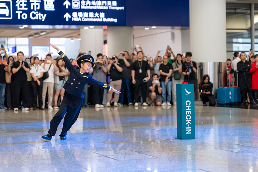 Cathay takes Hong Kong on an eight-minute journey through 80 years