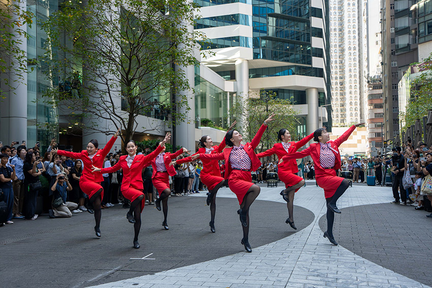 Cathay takes Hong Kong on an eight-minute journey through 80 years