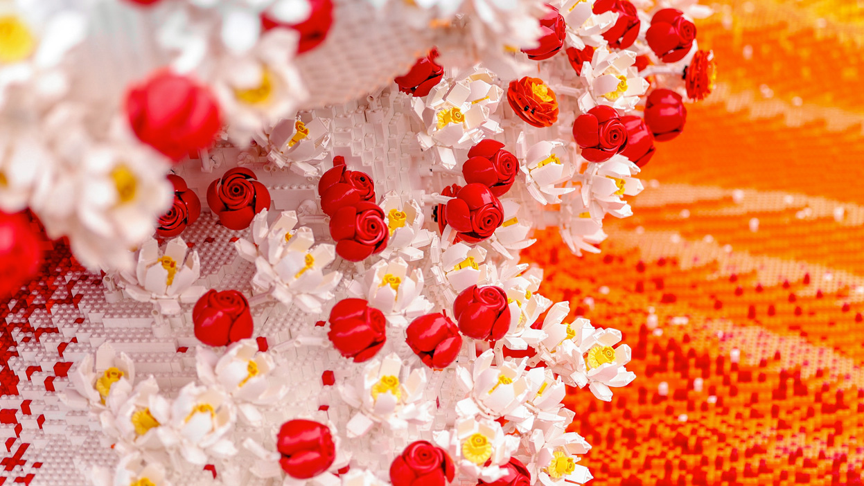 Our LEGO Agency China creates city-scale LEGO Botanical Wave in Shanghai