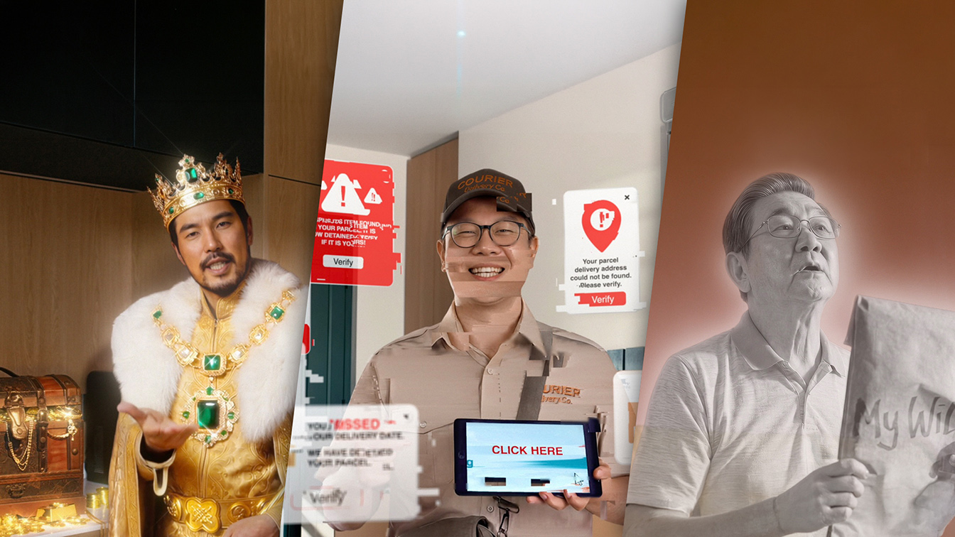OCBC and GOVT VCCP Singapore show how AI can make anyone look like a scammer