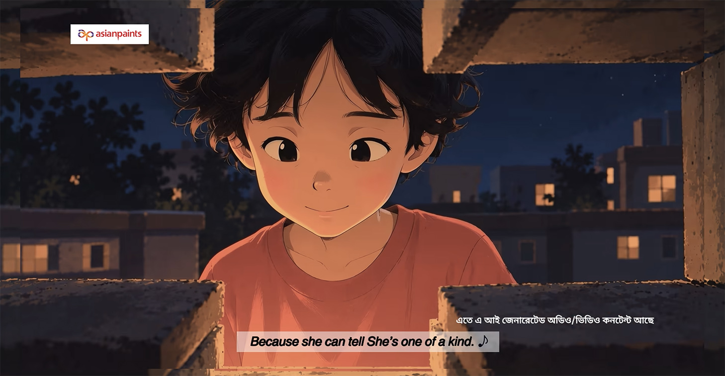 Asian Paints and Ogilvy bring anime-inspired visuals to Sharad Shamman film