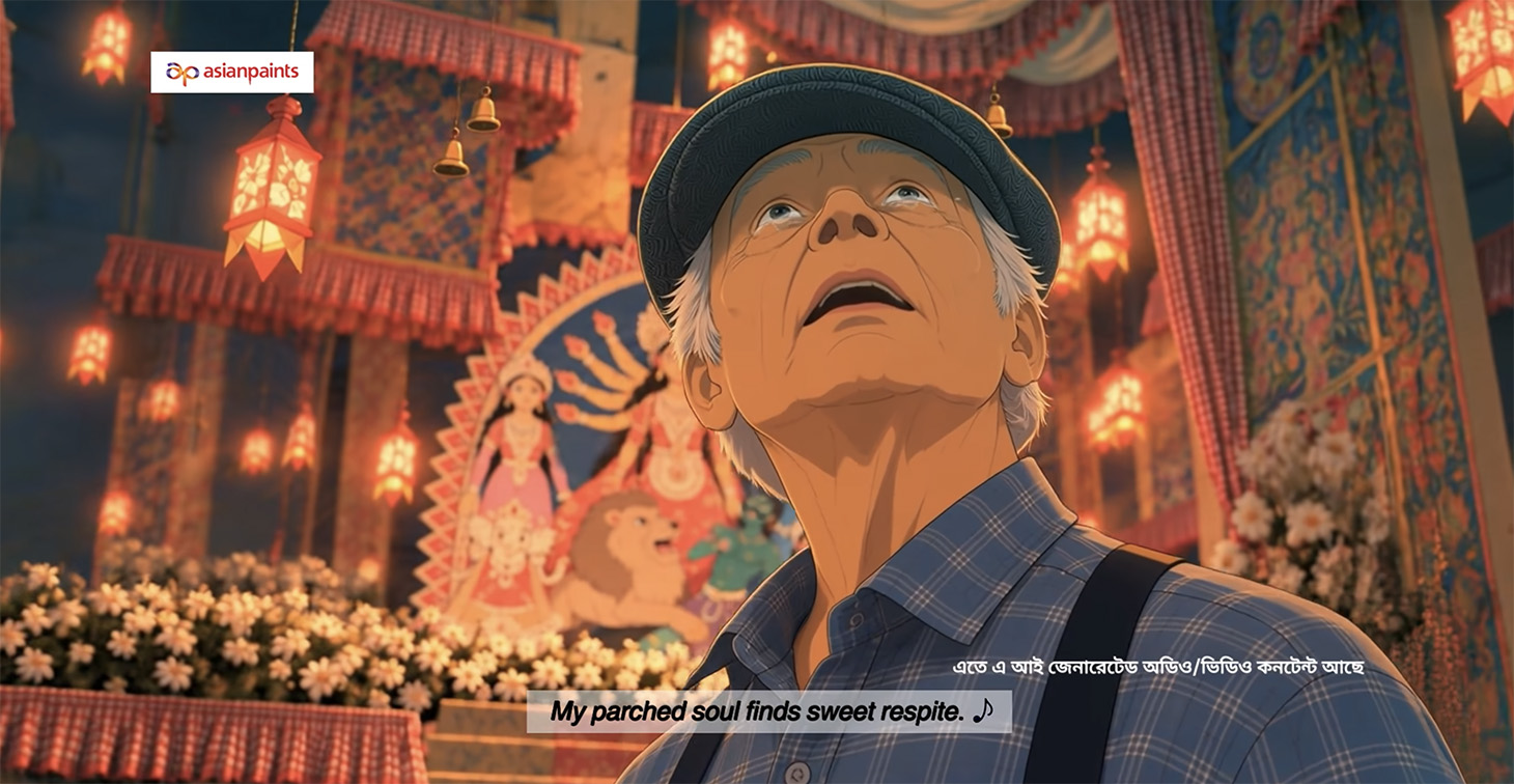 Asian Paints and Ogilvy bring anime-inspired visuals to Sharad Shamman film