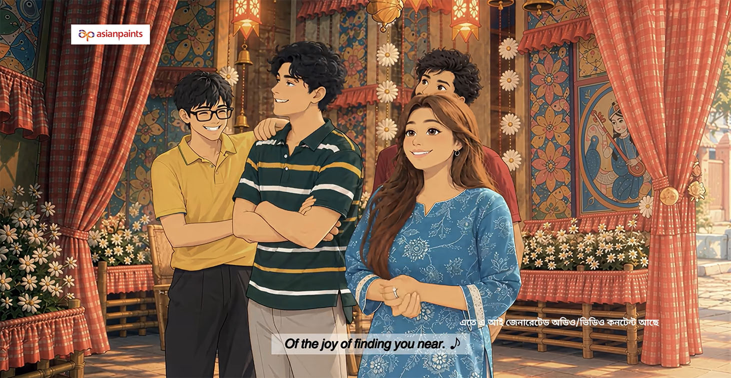 Asian Paints and Ogilvy bring anime-inspired visuals to Sharad Shamman film