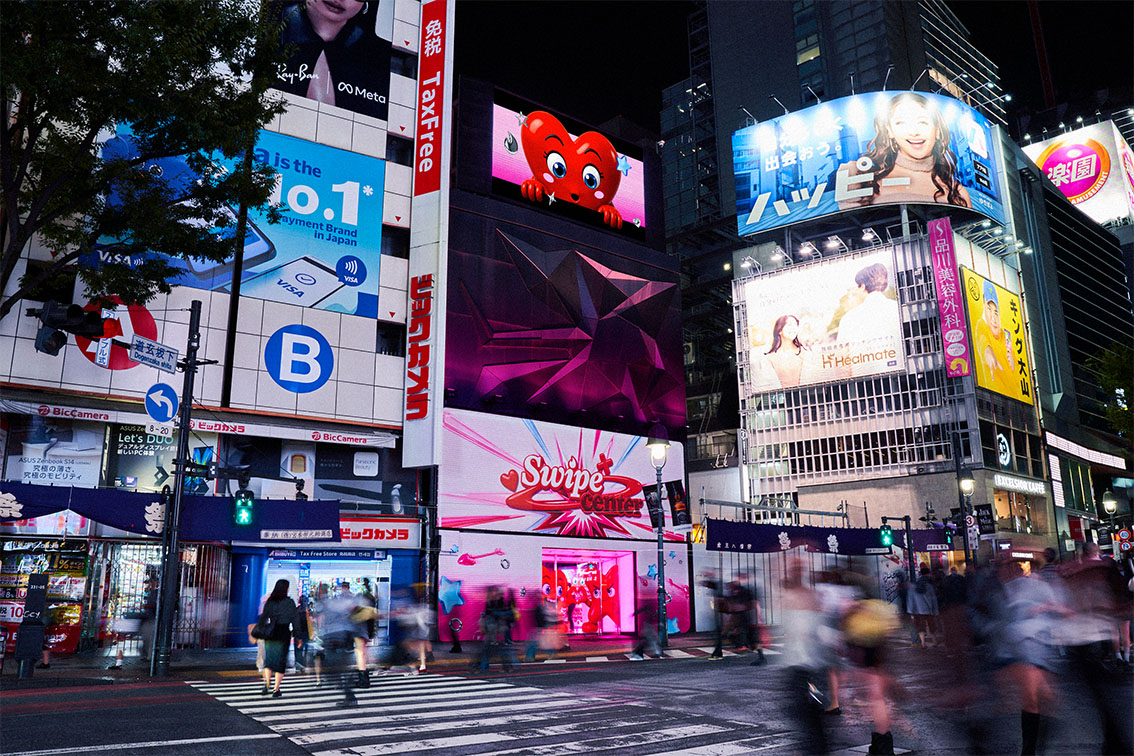 Tinder and Wieden+Kennedy Tokyo turn dating into a game at SwipeCenter